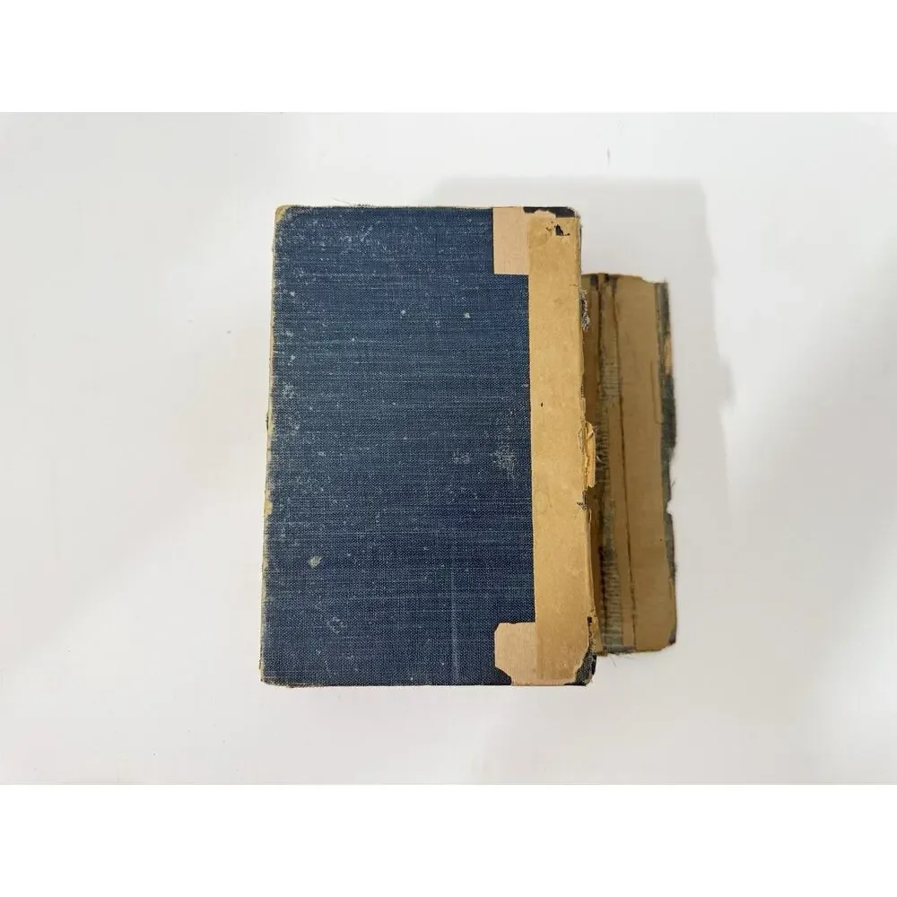 1942 Webster Dictionary Vintage Hardcover Book WWII Era Junk Journal Art Prop